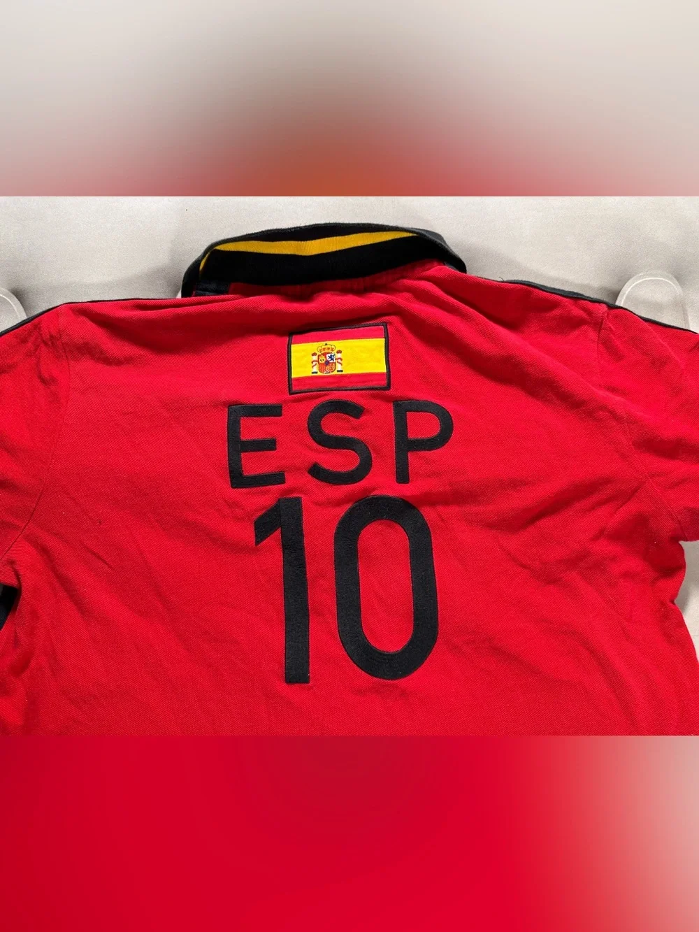 Polo Ralph Lauren Red Spain Big Pony Retro Chief Keef Rare 2XL RARE #10 HTF